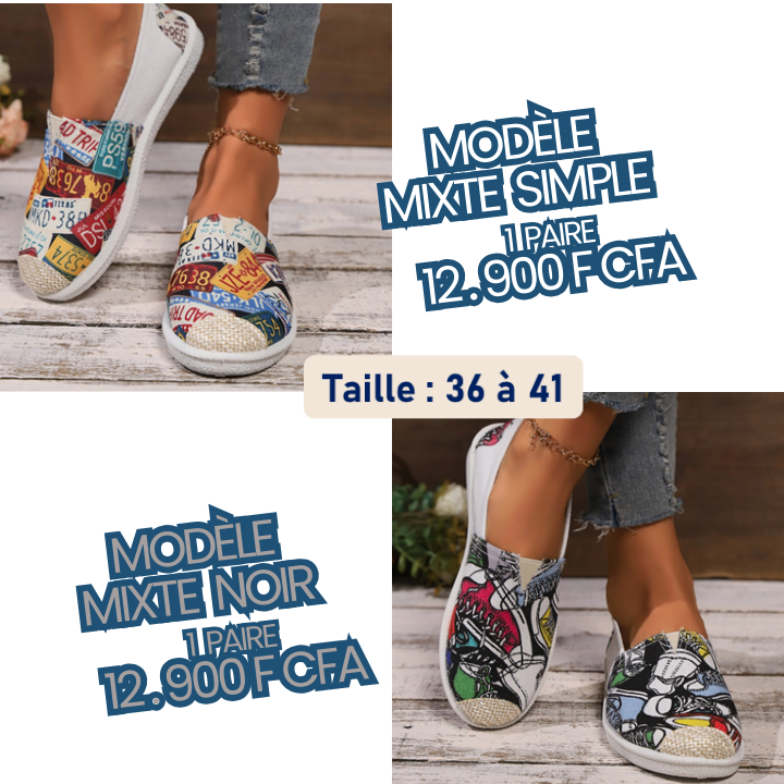 Espadrilles 2.0- Confort, Style & Originalité à vos pieds