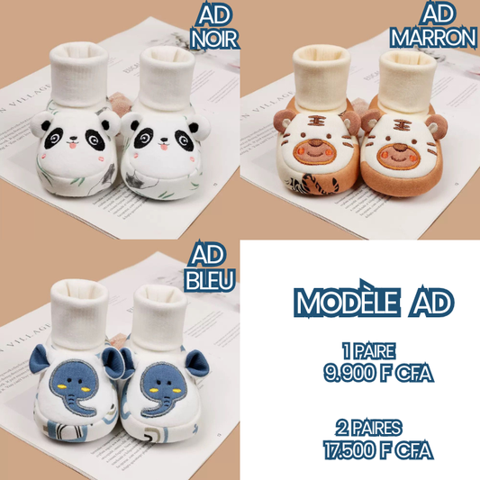 Chaussures-chaussettes pour bébé