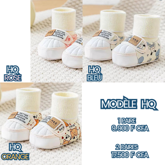 Chaussures-chaussettes pour bébé