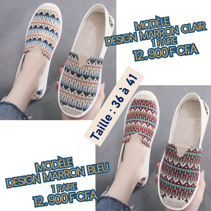 Espadrilles 2.0- Confort, Style & Originalité à vos pieds