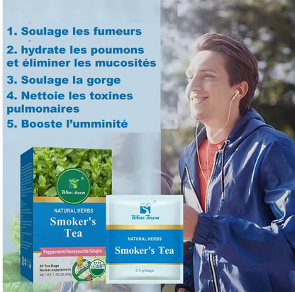 Thé naturel contre la nicotine (tabac)