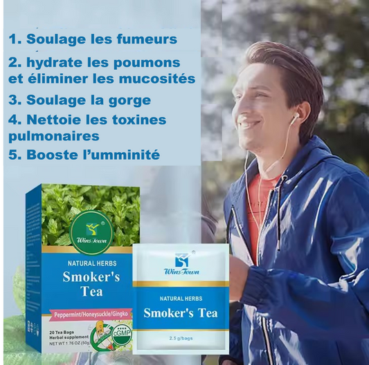 Thé naturel contre la nicotine (tabac)
